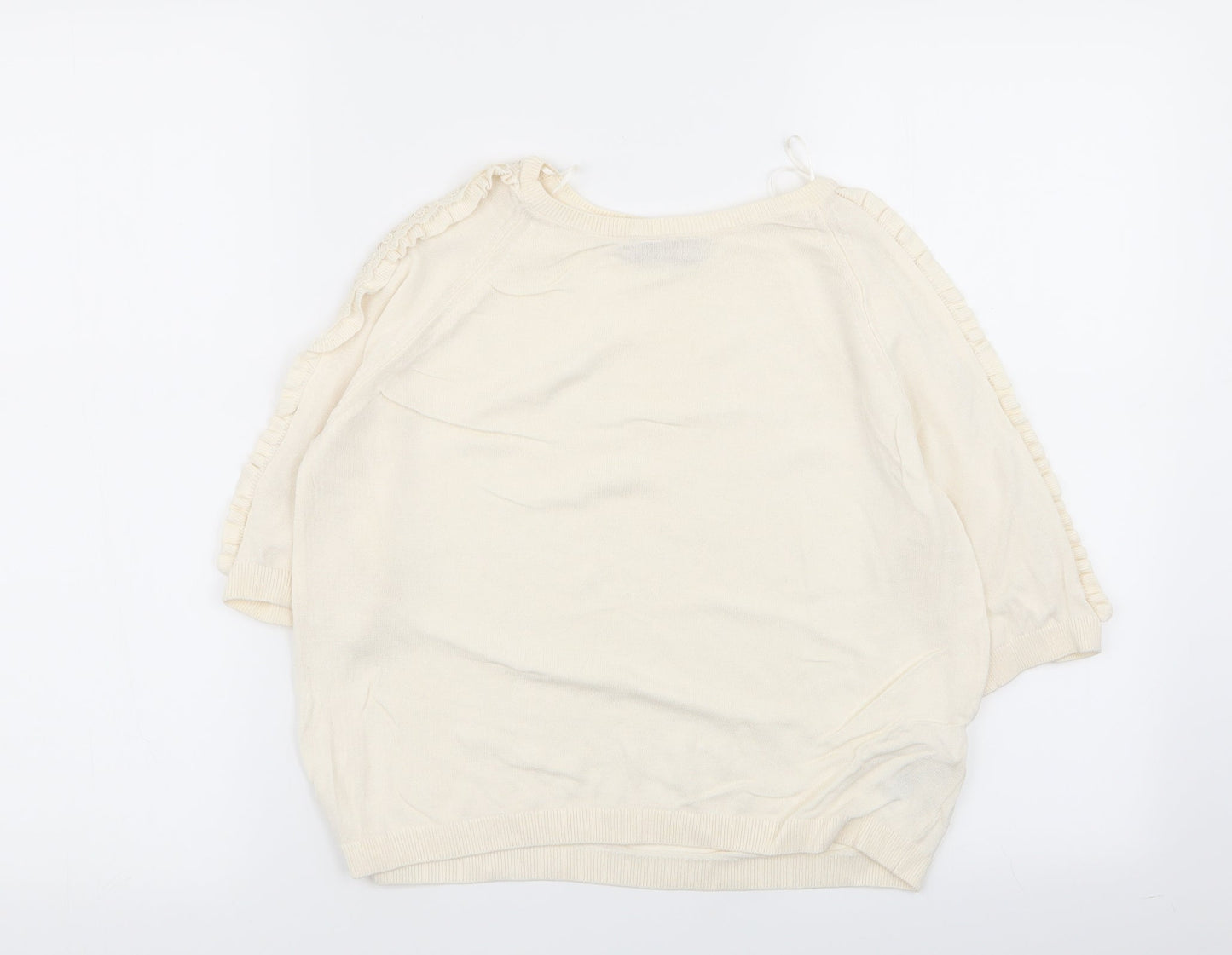 Womens UK Size 10 Per Una Ivory Pullover Jumper