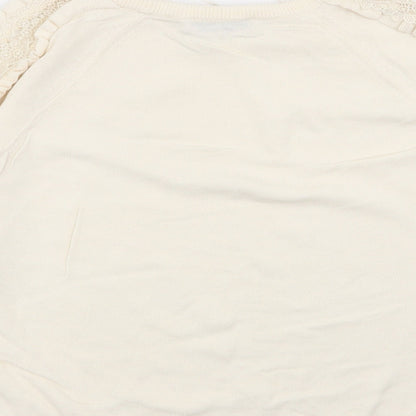 Womens UK Size 10 Per Una Ivory Pullover Jumper