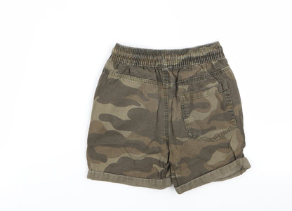 denim and co Boys Multicoloured Camouflage  Chino Shorts Size 3-4 Years