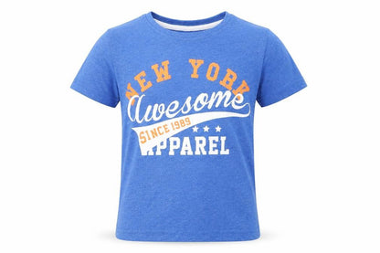 Primark Boys Blue   Basic T-Shirt Size 5-6 Years