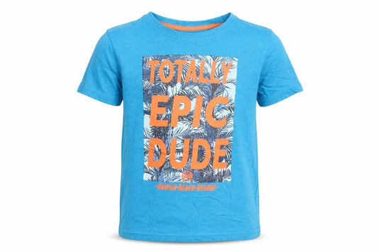 Primark Boys Blue   Basic T-Shirt Size 4-5 Years