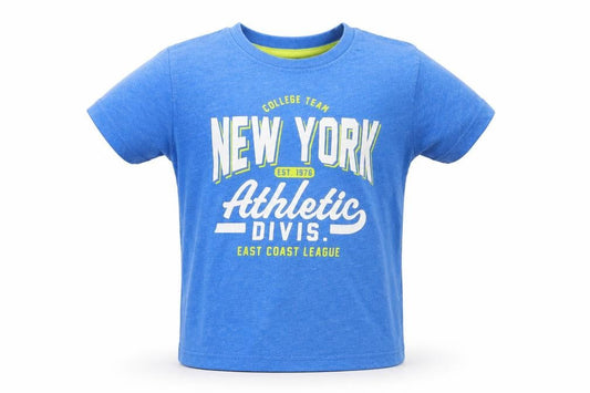 Primark Boys Blue   Basic T-Shirt Size 4-5 Years