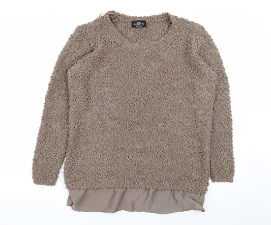 benotti Womens Brown   Pullover Jumper Size M