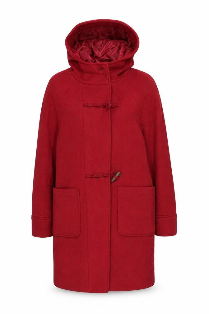 Womens UK Size 8 M&S Red Overcoat