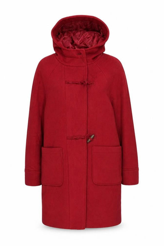Womens UK Size 8 M&S Red Overcoat