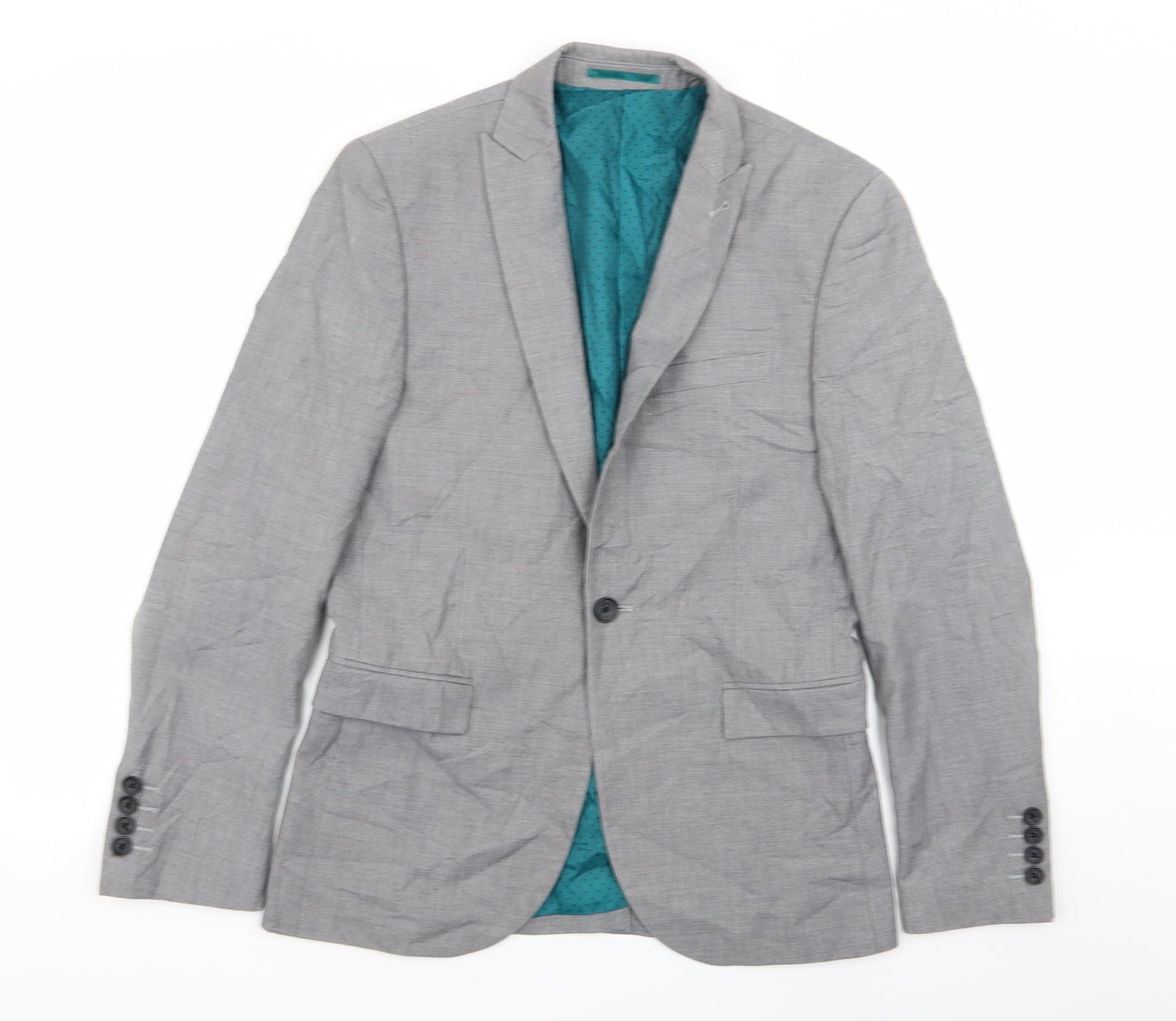 Mens UK Size 36 NEXT Regular Grey Suit Jacket