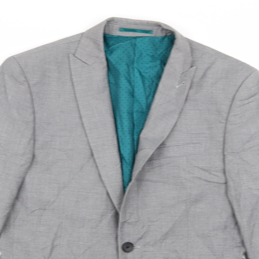 Mens UK Size 36 NEXT Regular Grey Suit Jacket