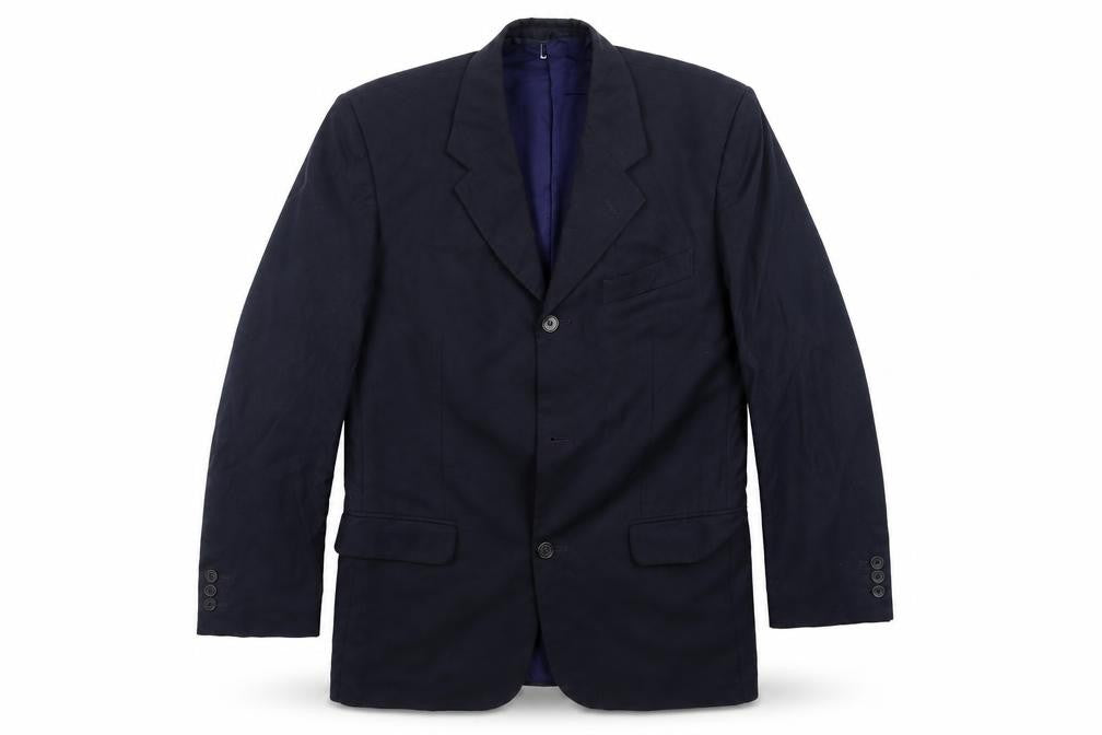 Loretto Mens Blue   Jacket Suit Jacket Size 38