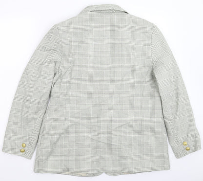 Emma Hamilton Womens Multicoloured Check  Jacket Blazer Size 18