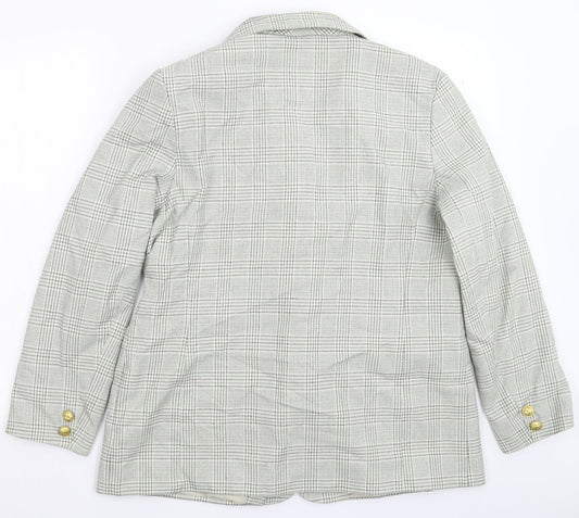 Emma Hamilton Womens Multicoloured Check  Jacket Blazer Size 18