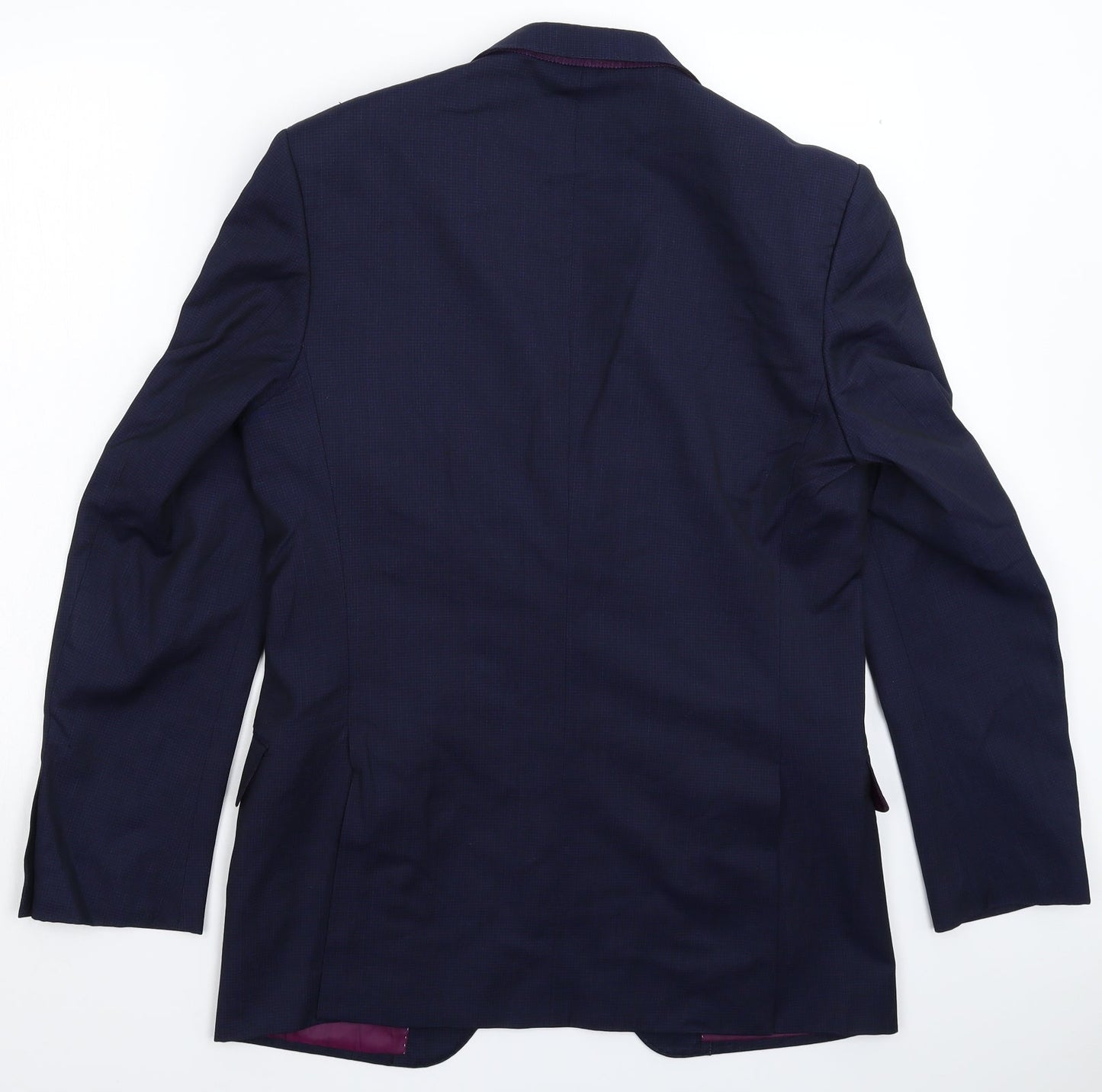 Mens UK Size 38 Marks and Spencer Regular Blue Suit Jacket