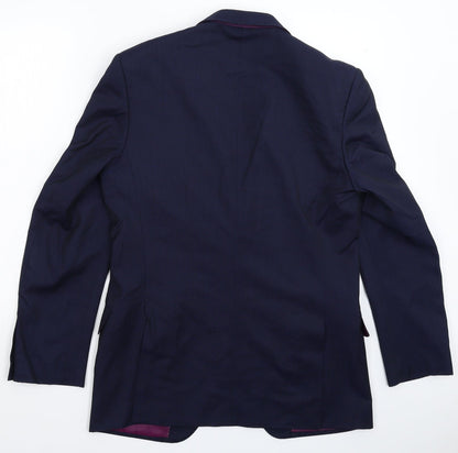 Mens UK Size 38 Marks and Spencer Regular Blue Suit Jacket