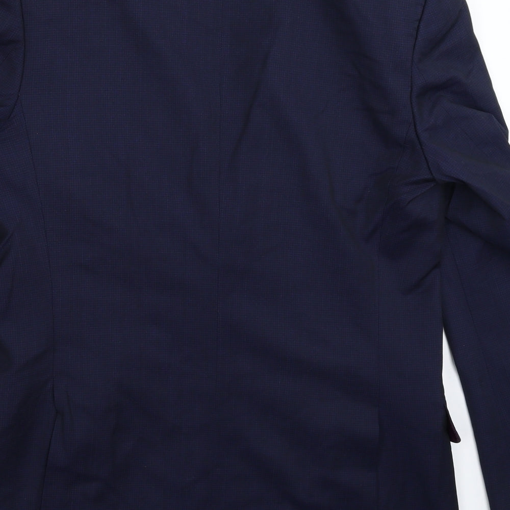 Mens UK Size 38 Marks and Spencer Regular Blue Suit Jacket