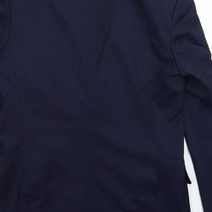 Mens UK Size 38 Marks and Spencer Regular Blue Suit Jacket