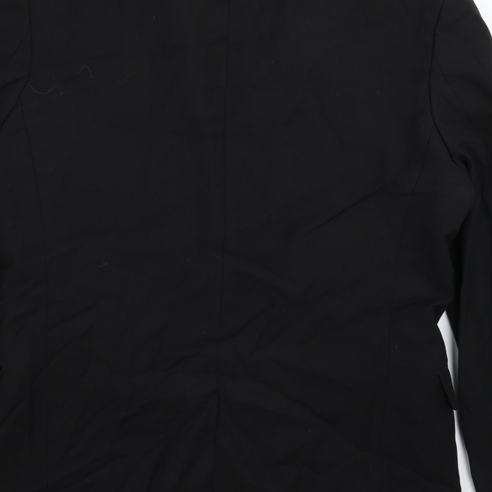 Mens UK Size 40 Cedar Wood State Regular Black Suit Jacket