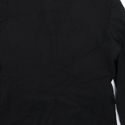 Mens UK Size 40 Cedar Wood State Regular Black Suit Jacket