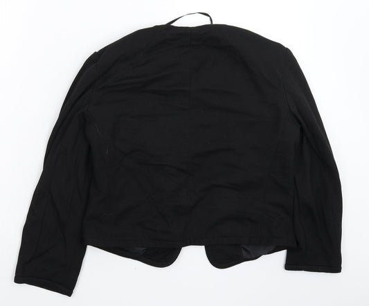 BHS Womens Black   Jacket Blazer Size 10