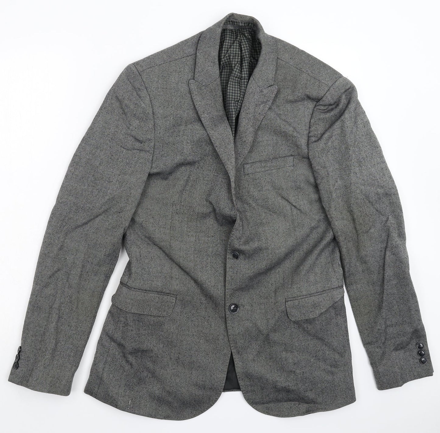 Mens UK Size 40 Marks and Spencer Regular Grey Suit Jacket