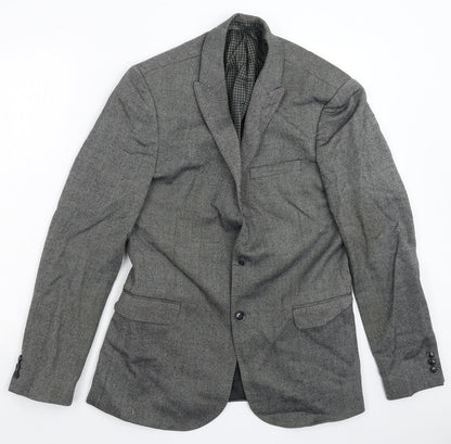 Mens UK Size 40 Marks and Spencer Regular Grey Suit Jacket