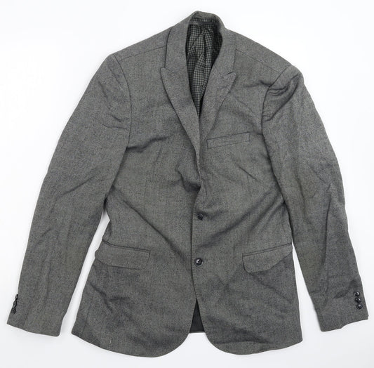 Mens UK Size 40 Marks and Spencer Regular Grey Suit Jacket