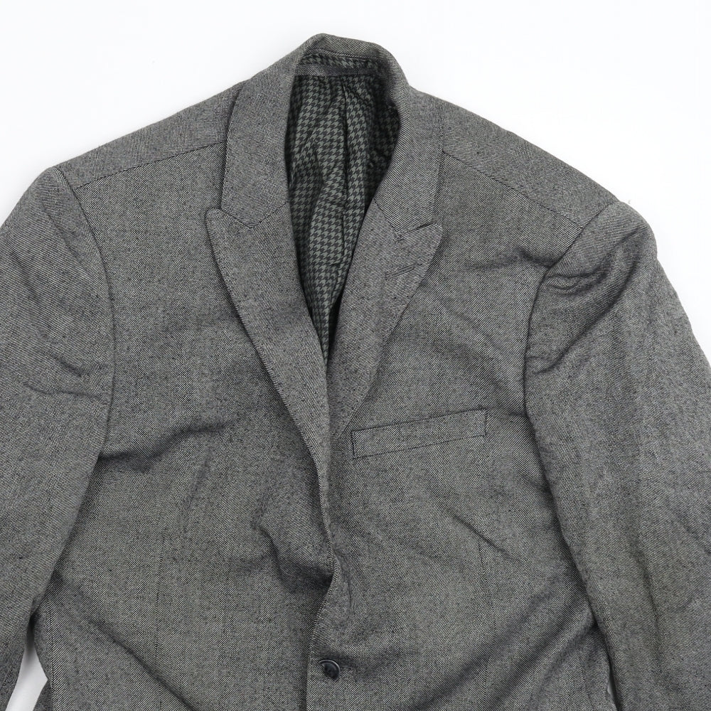 Mens UK Size 40 Marks and Spencer Regular Grey Suit Jacket