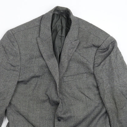 Mens UK Size 40 Marks and Spencer Regular Grey Suit Jacket
