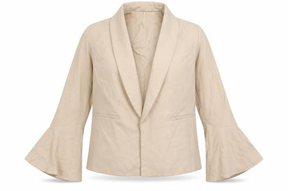 Womens UK Size 14 Marks and Spencer Regular Beige Blazer