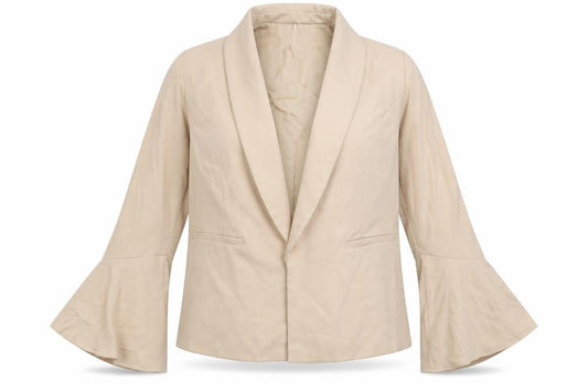 Womens UK Size 14 Marks and Spencer Regular Beige Blazer