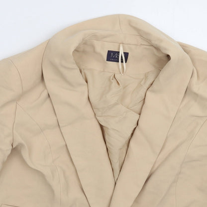 Marks and Spencer Womens Beige   Jacket Blazer Size 14