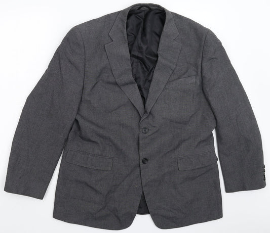 Mens UK Size 42 Burton Regular Grey Suit Jacket