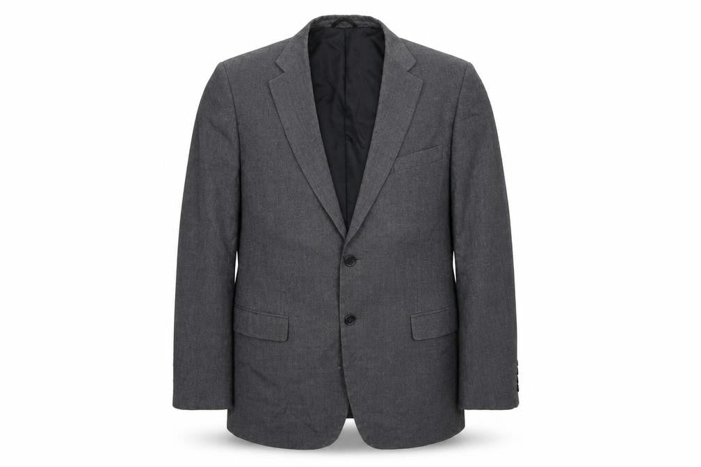 Mens UK Size 42 Burton Regular Grey Suit Jacket
