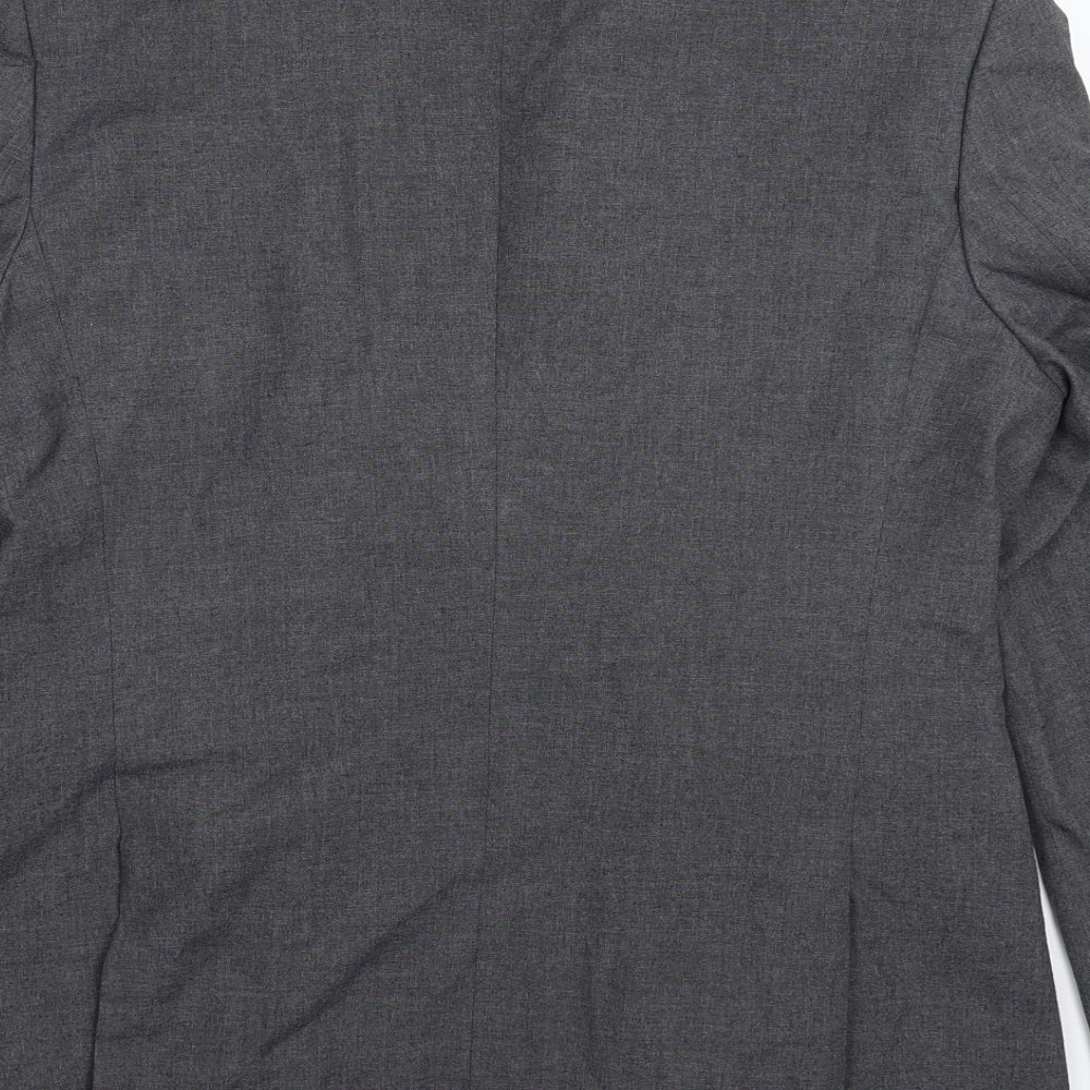 Mens UK Size 42 Burton Regular Grey Suit Jacket