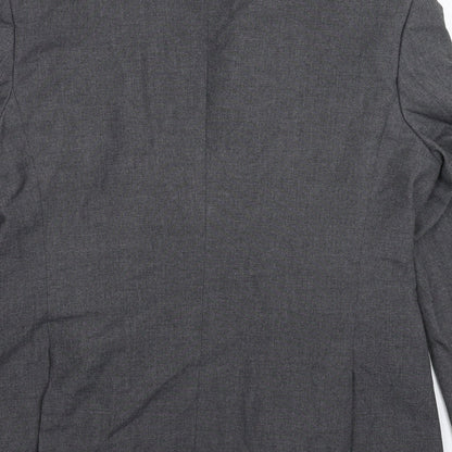 Mens UK Size 42 Burton Regular Grey Suit Jacket