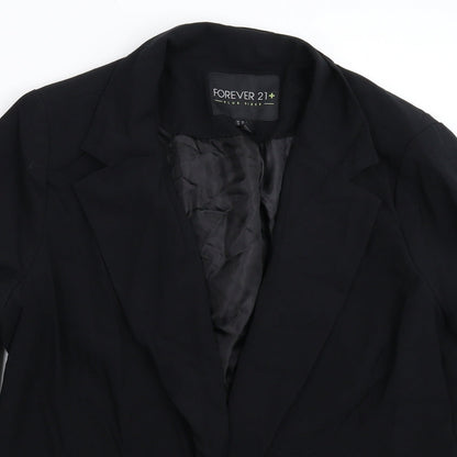 Womens UK Size 2XL FOREVER 21 Black Jacket