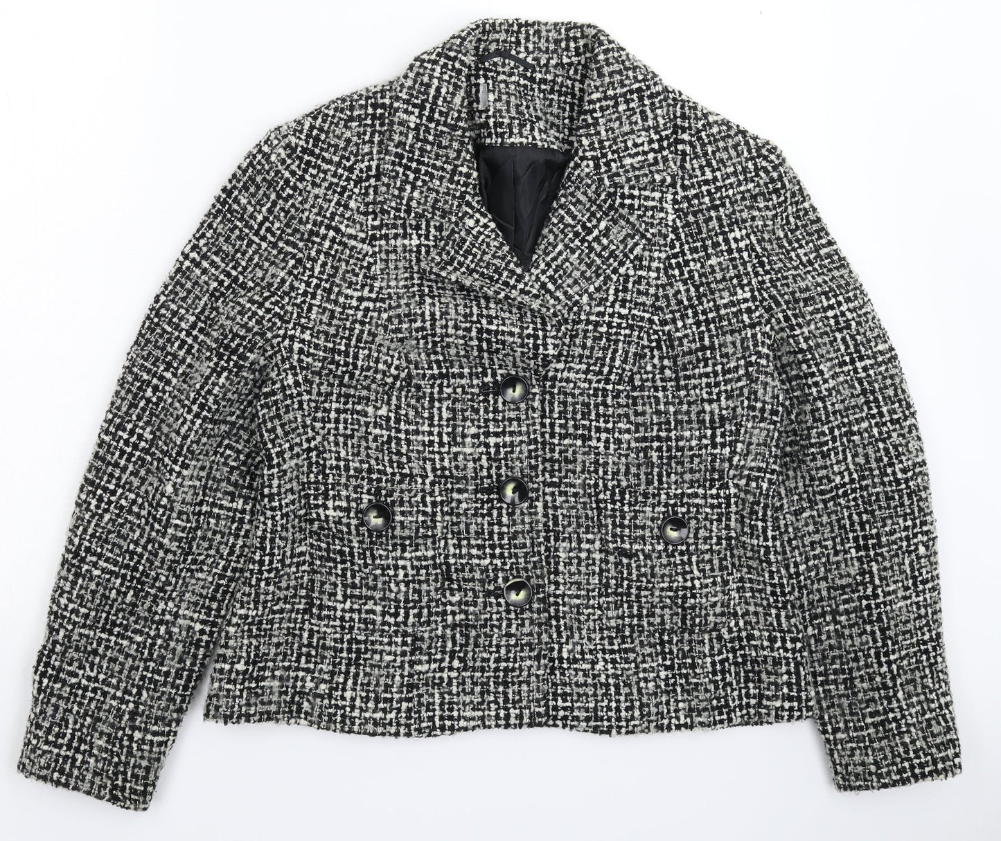 Womens UK Size M Preworn Grey Jacket