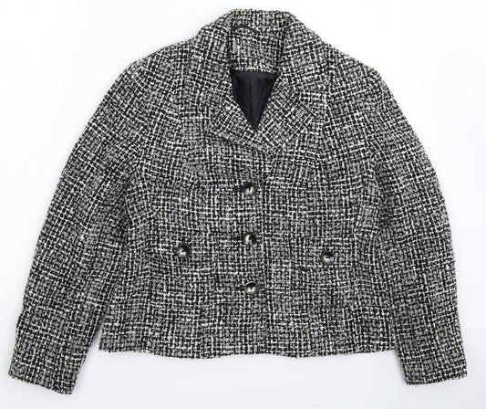 Womens UK Size M Preworn Grey Jacket