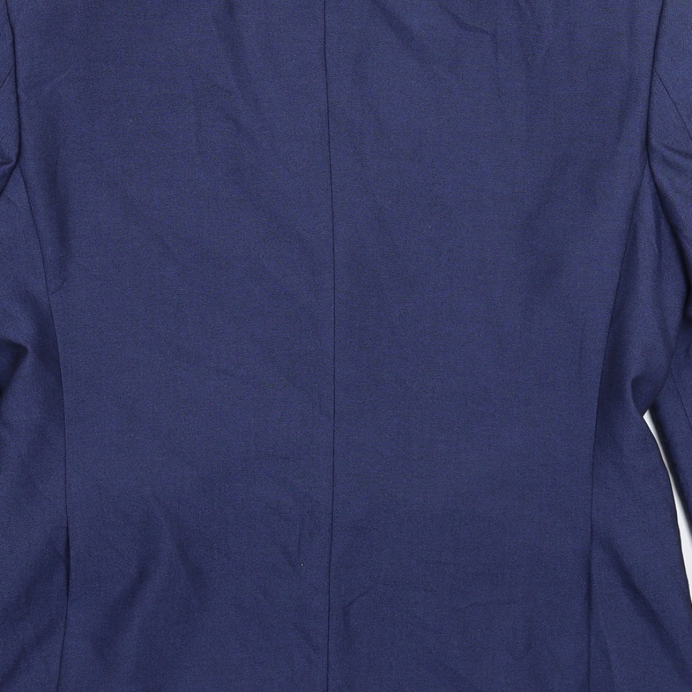 Mens UK Size 38 Burton Regular Blue Suit Jacket
