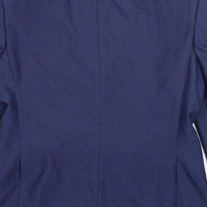 Mens UK Size 38 Burton Regular Blue Suit Jacket