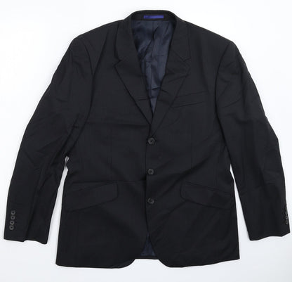 Mens UK Size 40 NEXT Regular Black Suit Jacket