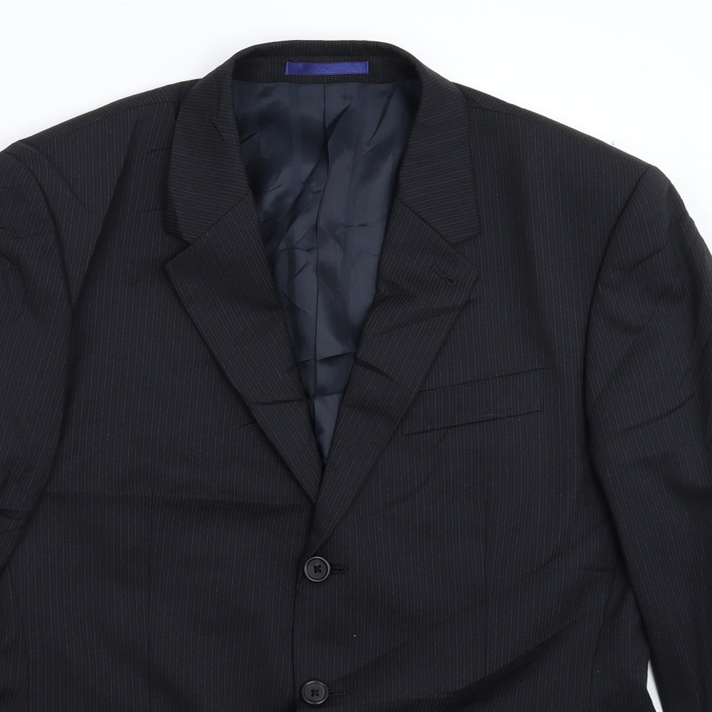 Mens UK Size 40 NEXT Regular Black Suit Jacket