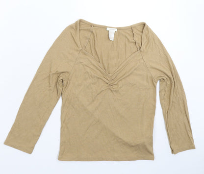 FOREVER 21 Womens Grey   Basic T-Shirt Size L