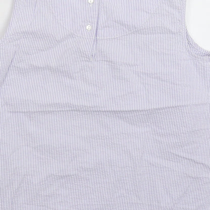 John Lewis Womens Blue Striped  Basic T-Shirt Size 10