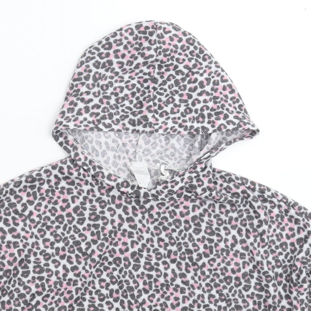 Preworn Womens Multicoloured Animal Print  Pullover Hoodie Size M