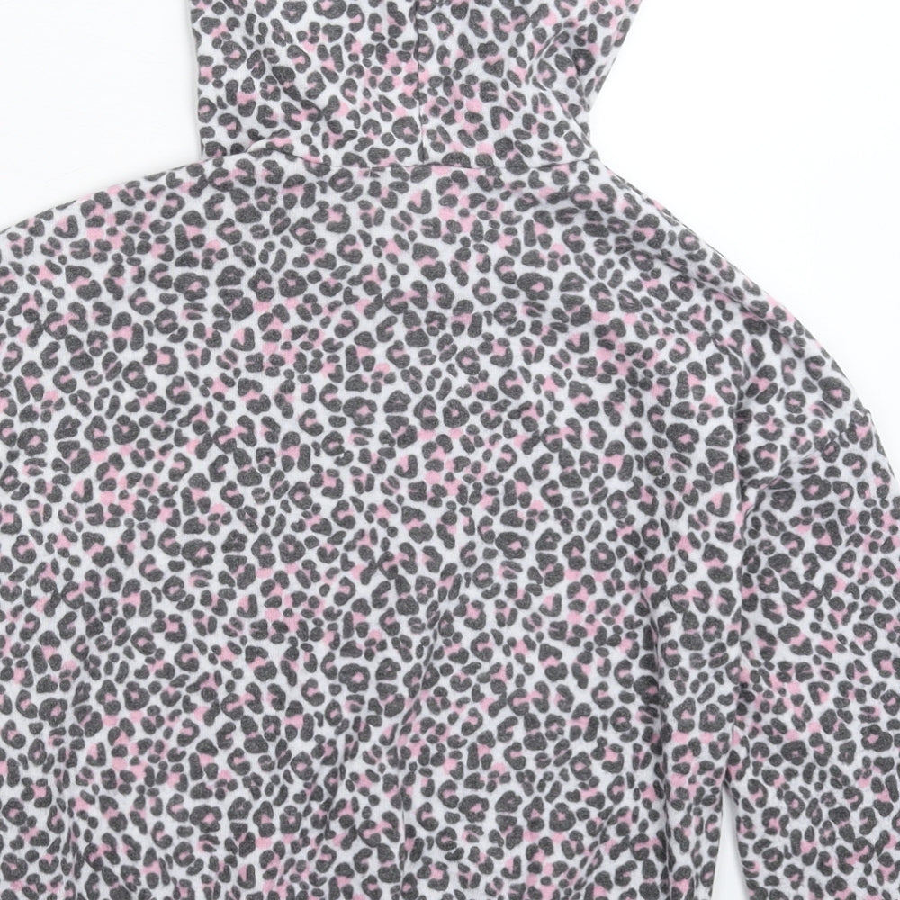Preworn Womens Multicoloured Animal Print  Pullover Hoodie Size M
