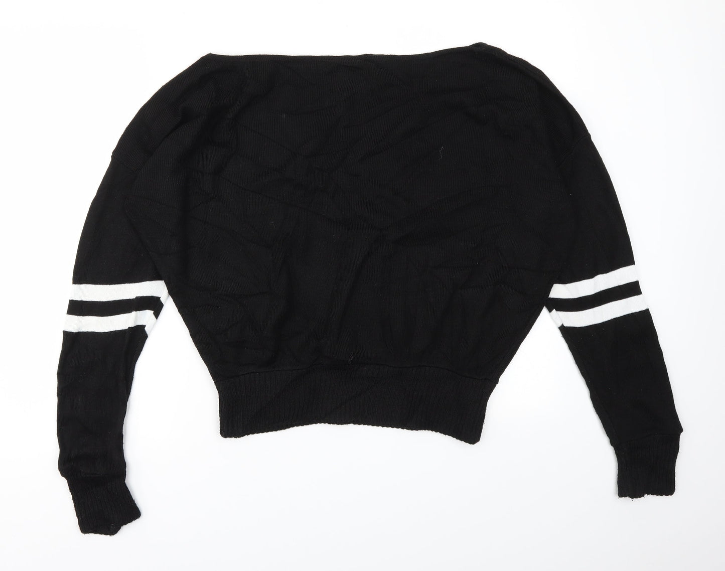 Womens UK Size M Misspap Black Pullover Jumper
