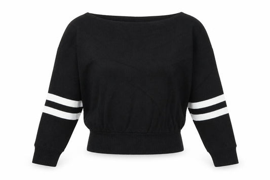 Womens UK Size M Misspap Black Pullover Jumper