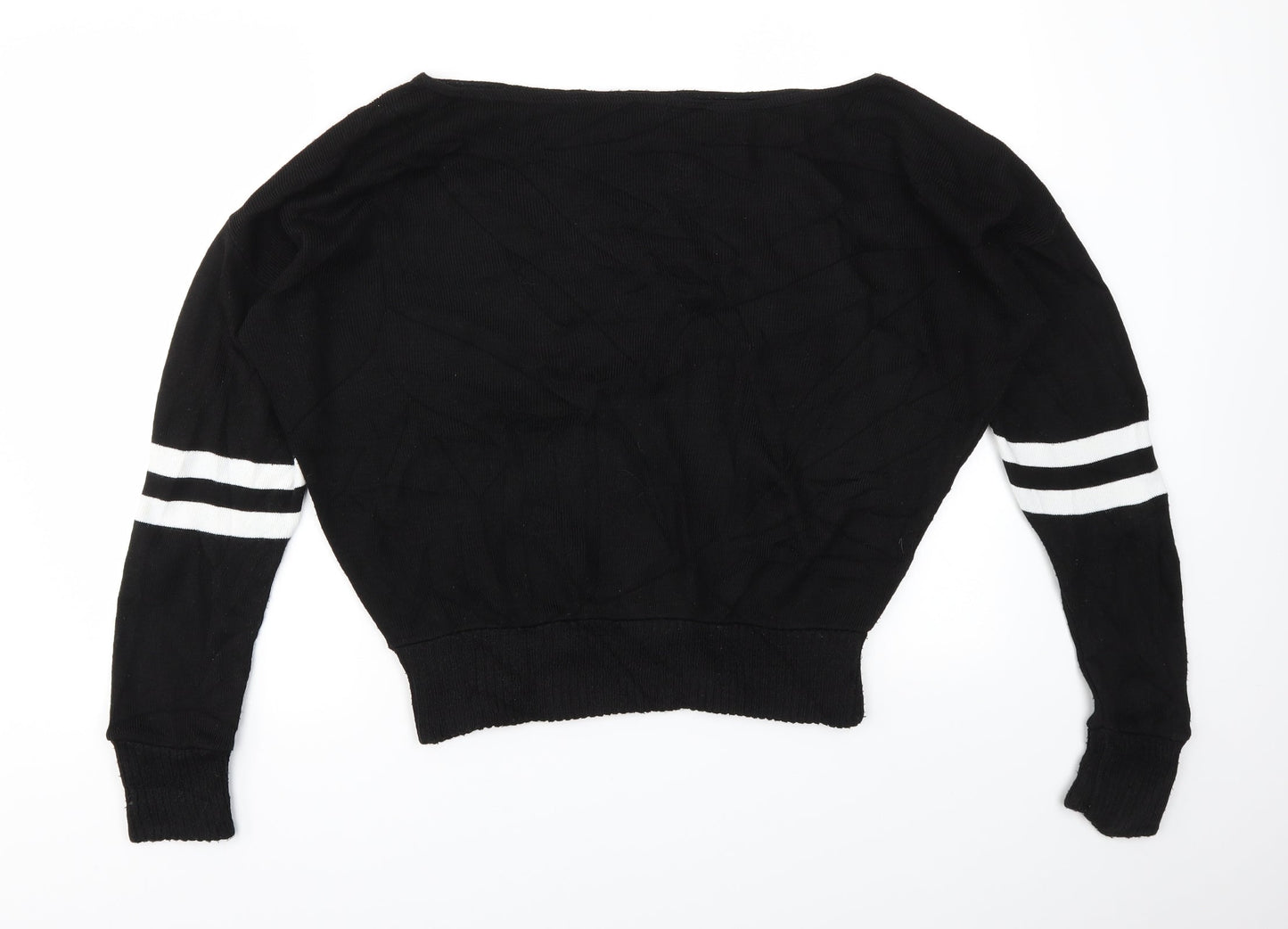 Womens UK Size M Misspap Black Pullover Jumper