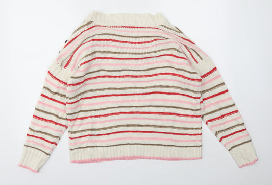 Womens UK Size M NEXT Multicoloured Pullover Jumper