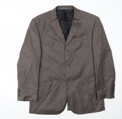 Mens UK Size 42 NEXT Regular Brown Suit Jacket