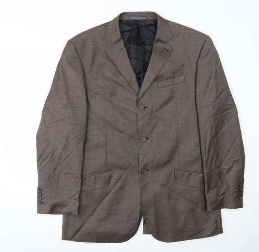 Mens UK Size 42 NEXT Regular Brown Suit Jacket